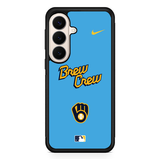MLB Milwaukee Brewers Blue Nike Samsung Galaxy S26 Case – Slim Protective Phone Cover