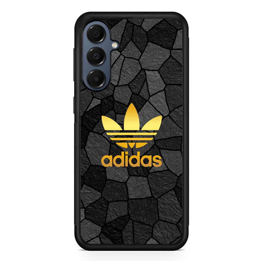 Adidas Gold Rock Patern Samsung Galaxy A16 Case | Slim Protective Cover for Samsung Galaxy A16