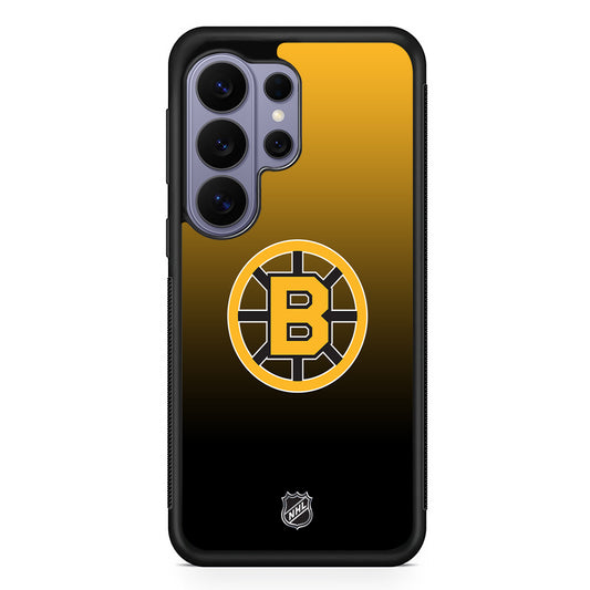 NHL Boston Bruins Gradient Samsung Galaxy S26 Ultra Case | Protective Rubber Cover