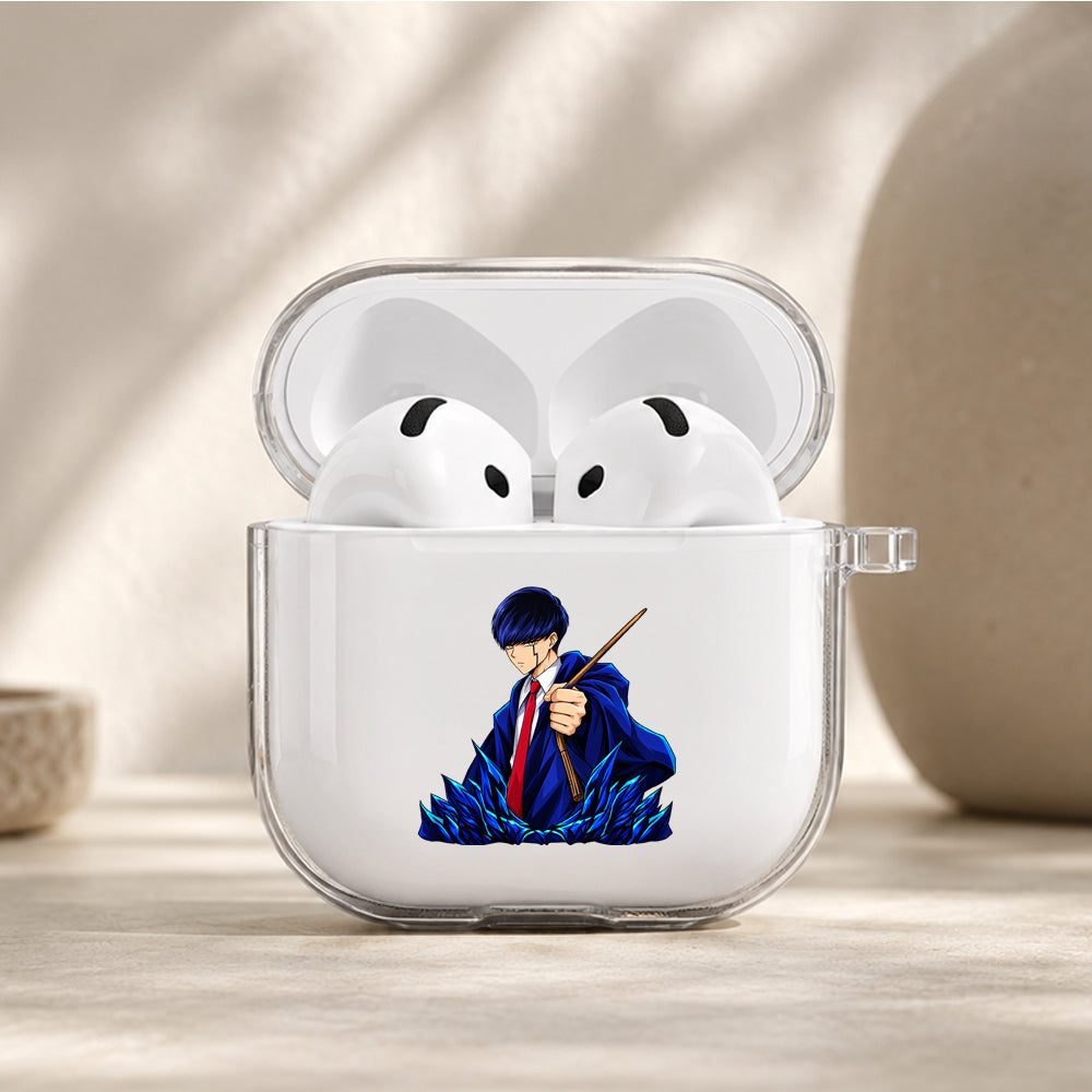 Mash Burnedead Magic Defier Protective Apple Airpods 4 Clear Case - Durable Clear Protection
