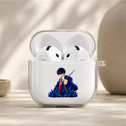 Mash Burnedead Magic Defier Protective Apple Airpods 4 Clear Case - Durable Clear Protection