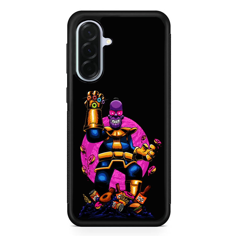 Simpson Homer Thanos Samsung Galaxy A36 Case | Durable Samsung Galaxy A36 Protective Case