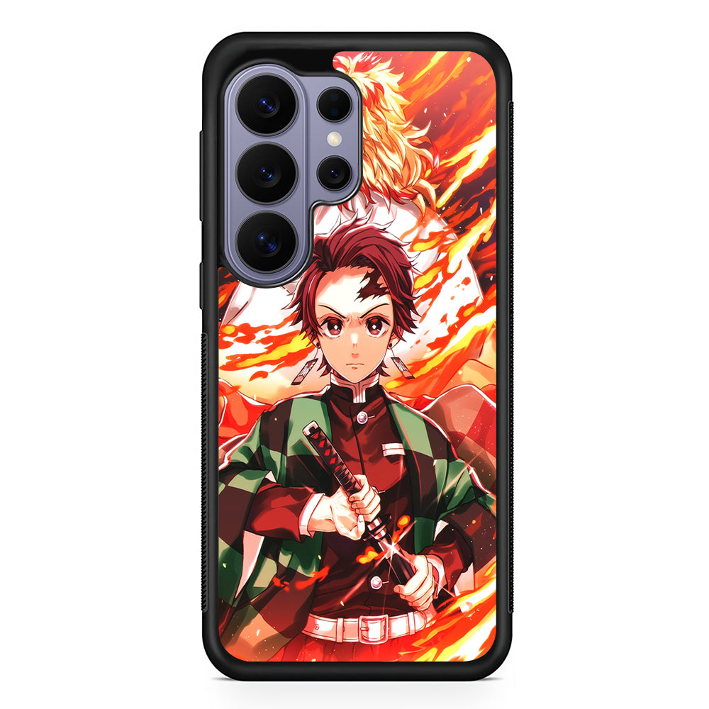Kimetsu no Yaiba Tanjiro Kamado Samsung Galaxy S26 Ultra Case | Protective Rubber Cover