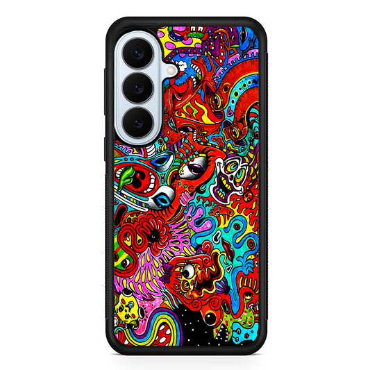 Trippy Aesthetic Colorful Samsung Galaxy S26 Plus Case | Slim Protective Rubber Cover
