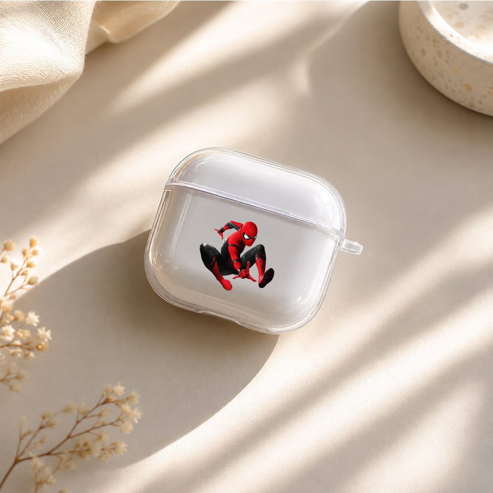 Spider-Man Upgraded Suit Protective Apple Airpods 4 Clear Case - Durable Clear Protection