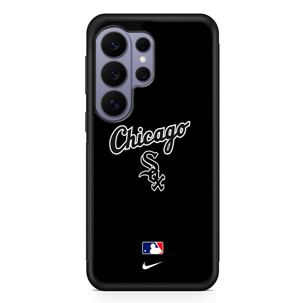 MLB Chicago White Sox Black Nike Samsung Galaxy S26 Ultra Case | Slim Durable Protective Cover