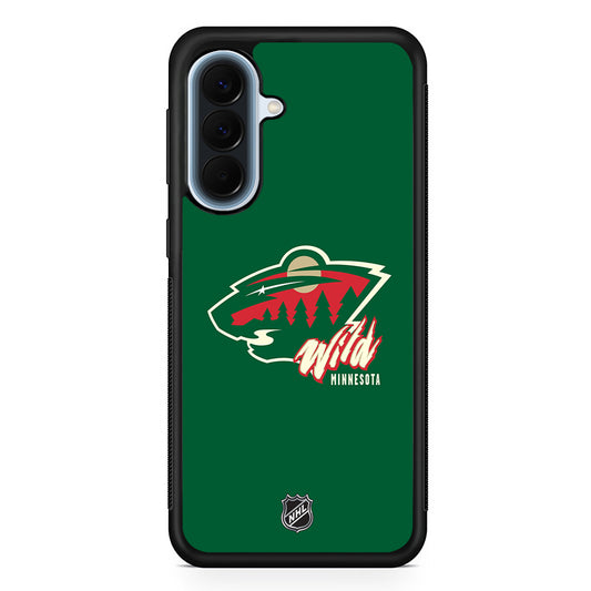 NHL Minnesota Wild Green Samsung Galaxy A57 Case | Slim Samsung Galaxy A57 Protective Case