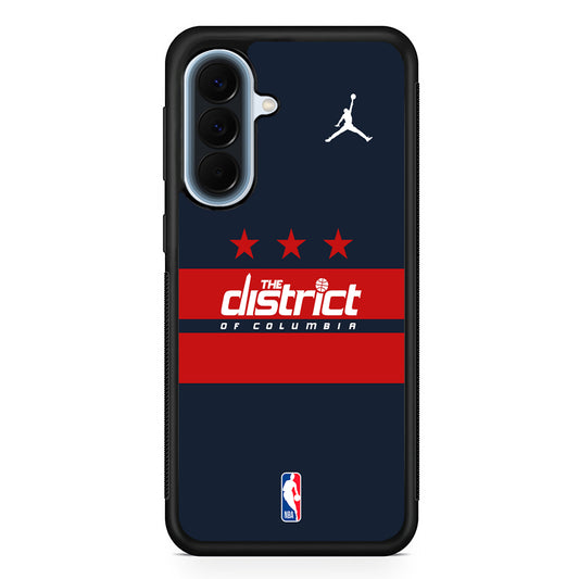 NBA Washington Wizards Navy Jordan Samsung Galaxy A57 Case | Slim Samsung Galaxy A57 Protective Case