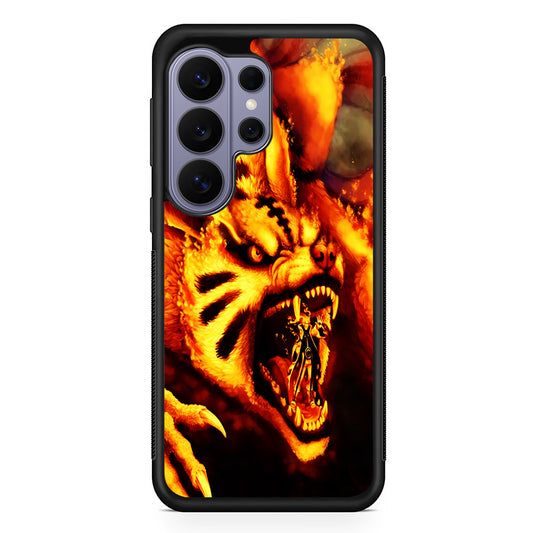 Naruto Nine Tailed Demon Fox Samsung Galaxy S26 Ultra Case | Protective Rubber Cover