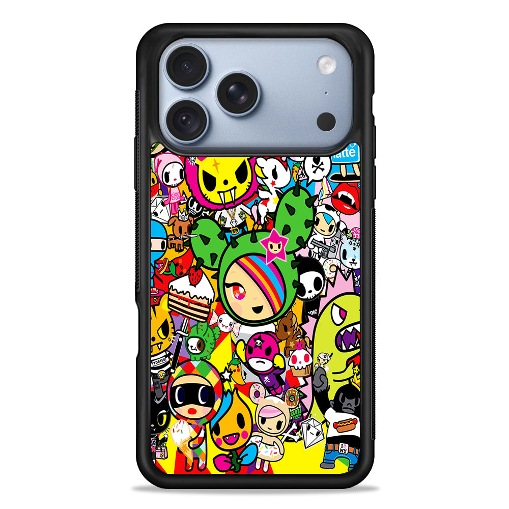 Tokidoki Cute Cartoon iPhone 18 Pro Case - iPhone 18 Pro Silicone Case