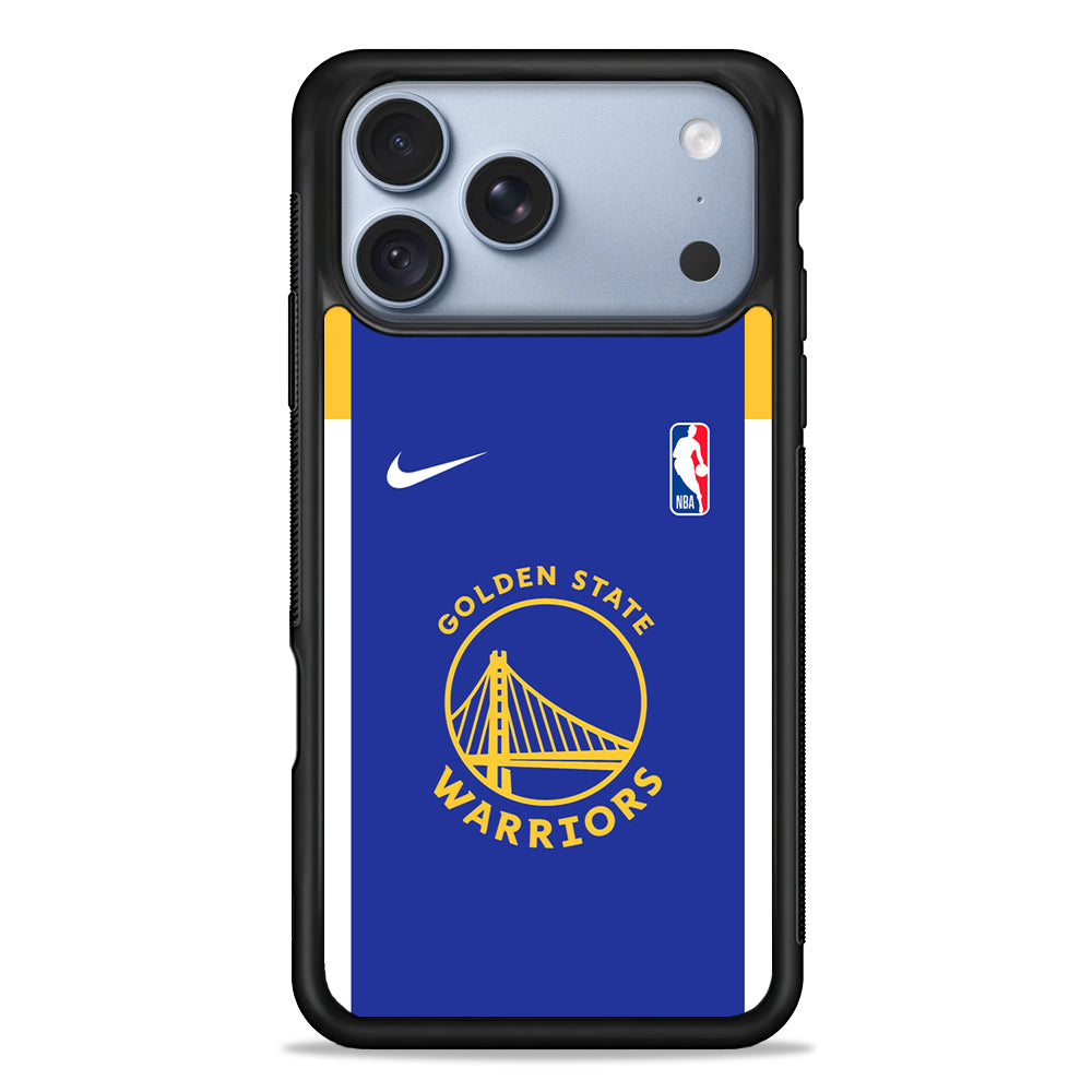 NBA Golden State Warriors Blue Nike iPhone 18 Pro Case - iPhone 18 Pro Silicone Case