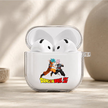 Dragon Ball Z Goku Rose VS Blue Protective Apple Airpods 4 Clear Case - Durable Clear Protection