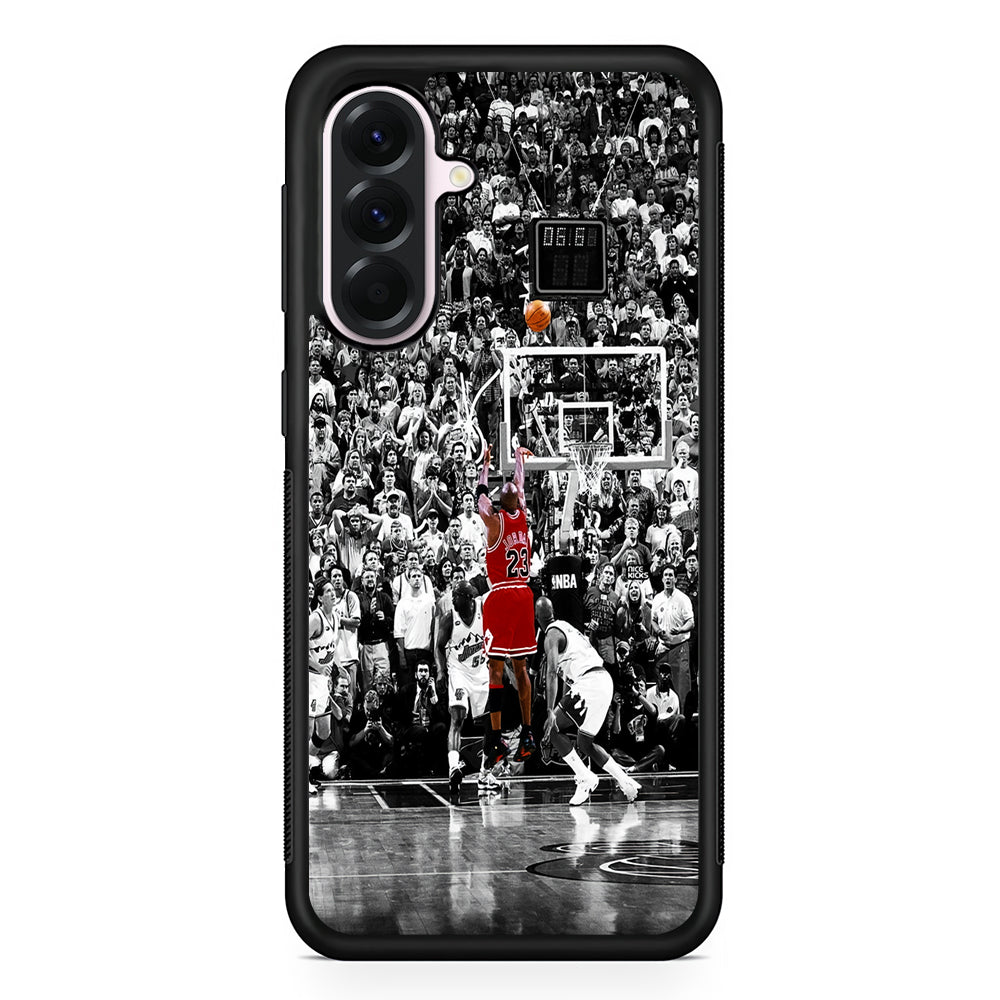 Michael Jordan Jump Shot Samsung Galaxy A56 Case | Samsung Galaxy A56 Protective Rubber Case