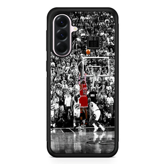 Michael Jordan Jump Shot Samsung Galaxy A56 Case | Samsung Galaxy A56 Protective Rubber Case