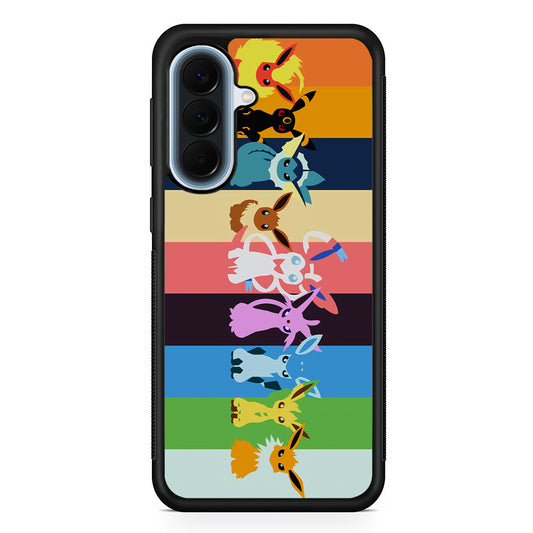 Cute Pokemon Evolutions Samsung Galaxy A57 Case | Slim Samsung Galaxy A57 Protective Case