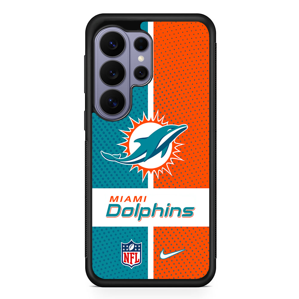 NFL Miami Dolphins Team Nike Samsung Galaxy S26 Ultra Case | Slim Durable Protective Cover