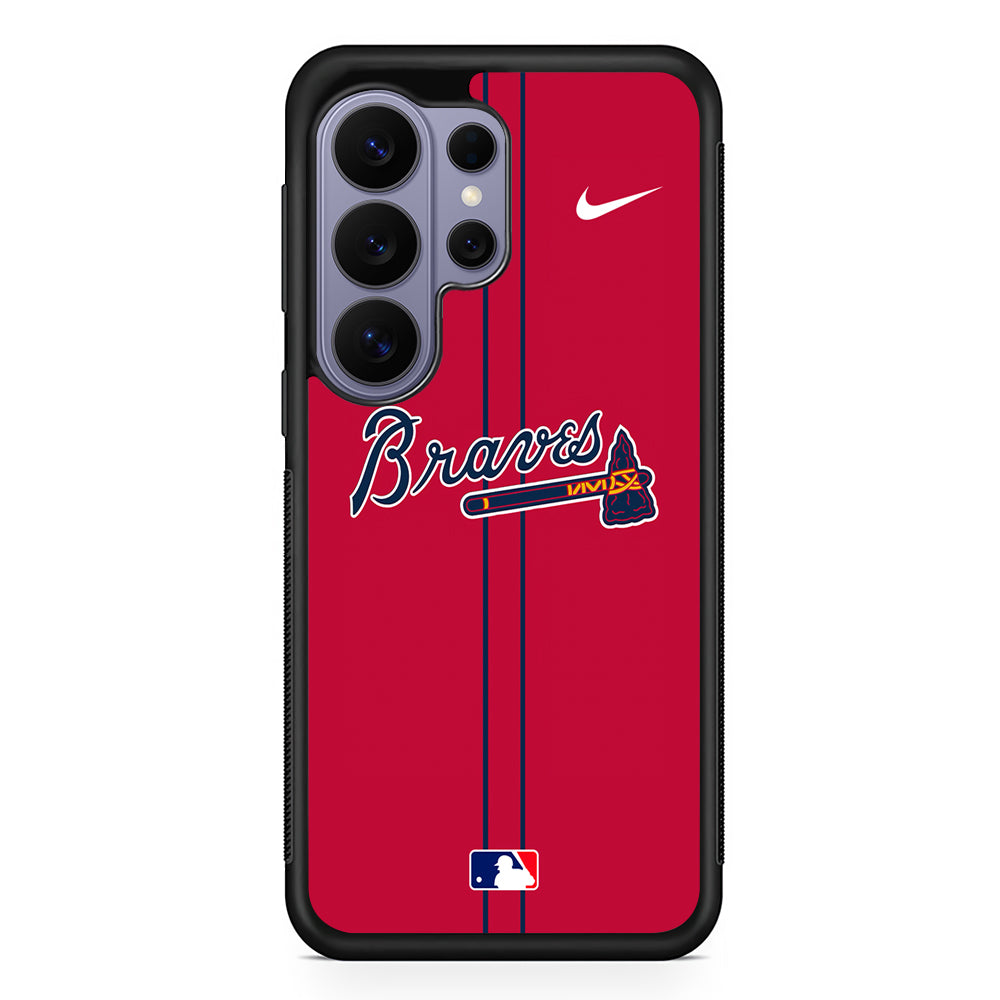 MLB Atlanta Braves Red Nike Samsung Galaxy S26 Ultra Case | Slim Durable Protective Cover