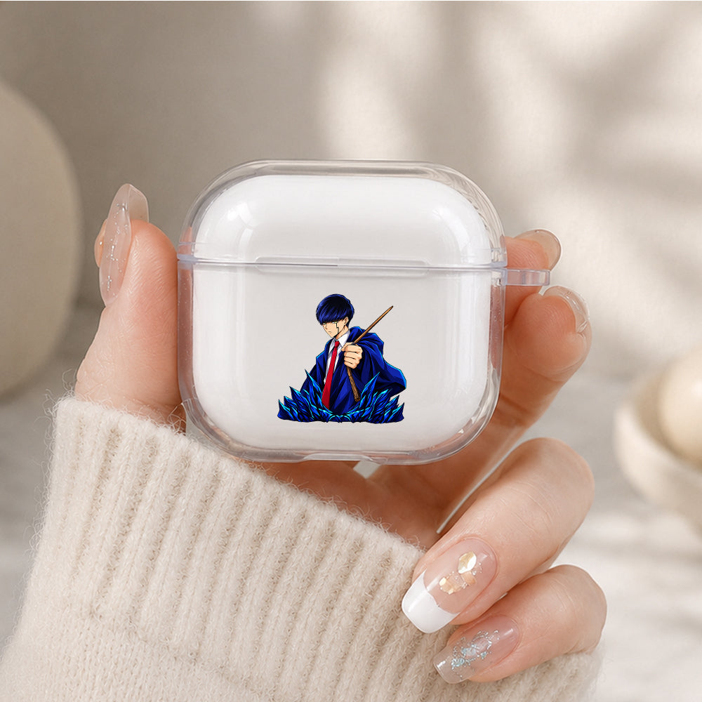 Mash Burnedead Magic Defier Protective Apple Airpods 4 Clear Case - Durable Clear Protection
