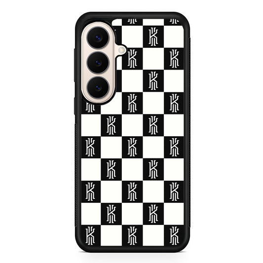 Kyrie Irving Chess Pattern Samsung Galaxy S26 Case | Durable Protective Rubber Cover