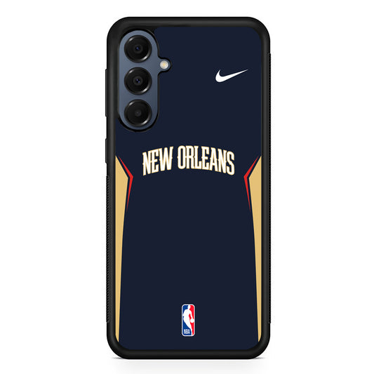 NBA New Orleans Pelicans Navy Nike Samsung Galaxy A16 Case | Slim Protective Cover for Samsung Galaxy A16