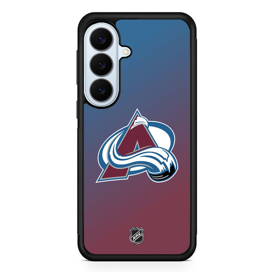 NHL Colorado Avalanche Gradient Samsung Galaxy S26 Plus Case | Slim Protective Rubber Cover