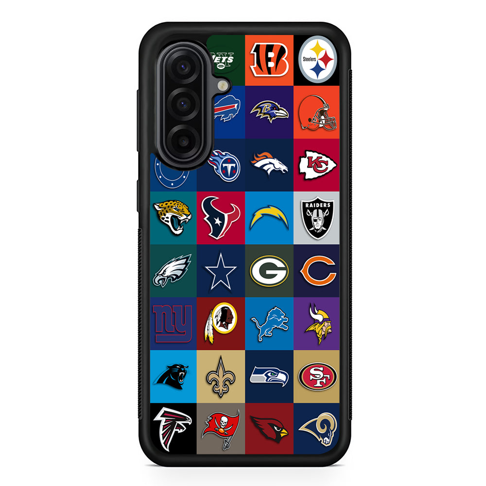 American Football Teams NFL Samsung Galaxy A17 Case | Durable Rubber Samsung Galaxy A17 Phone Case