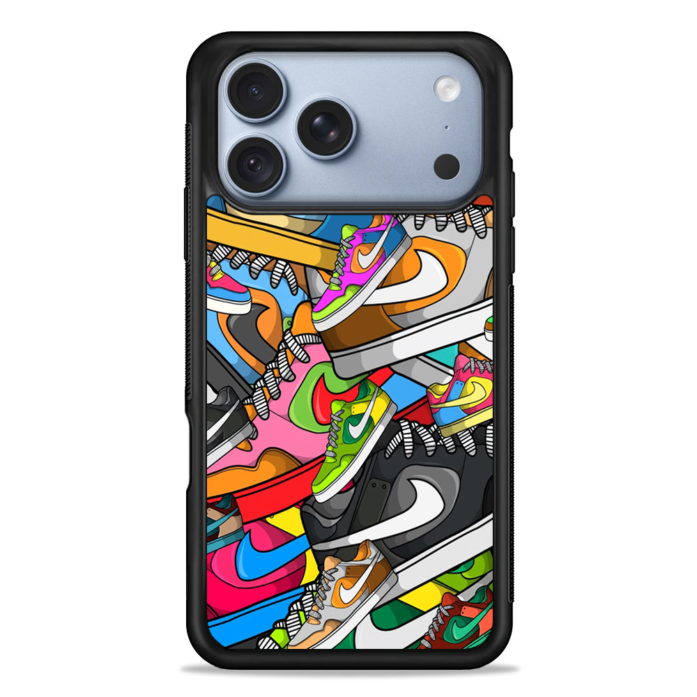 Nike Mix Shoes iPhone 18 Pro Case - iPhone 18 Pro Silicone Case