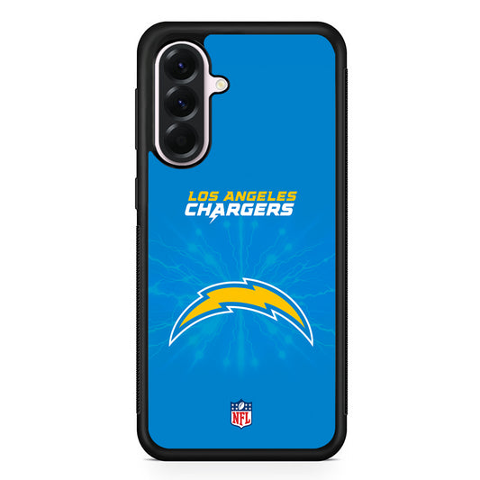 NFL Los Angeles Chargers Blue Samsung Galaxy A56 Case | Samsung Galaxy A56 Protective Rubber Case