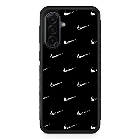Nike Logo Pattern Samsung Galaxy A17 Case | Durable Rubber Samsung Galaxy A17 Phone Case