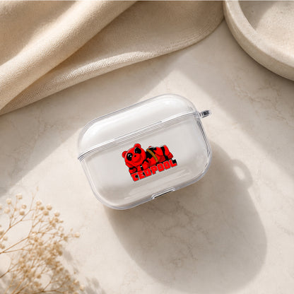 Ted X Deadpool Tedpool Protective Apple AirPods Pro 3 Clear Case | Shockproof Cover
