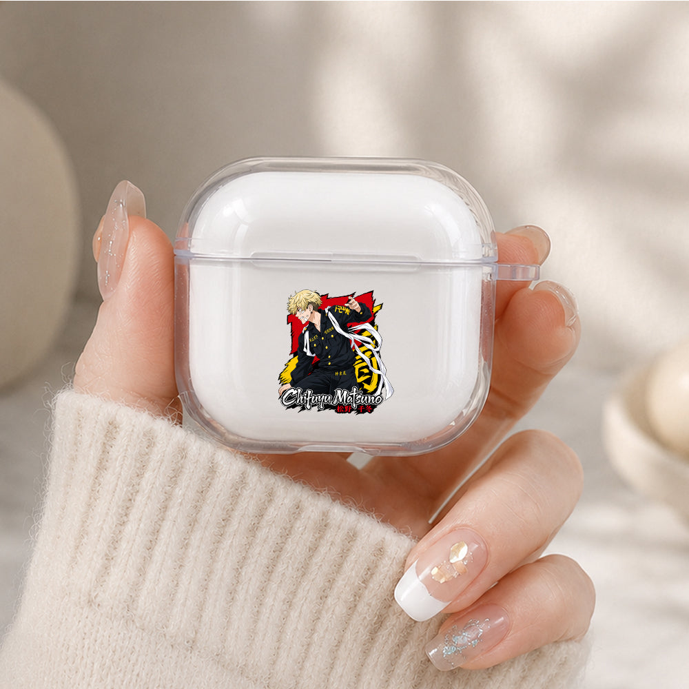 Tokyo Revengers Chifuyu Matsuno Protective Apple Airpods 4 Clear Case - Durable Clear Protection