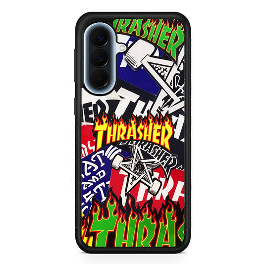 Thrasher Sticker Flat Samsung Galaxy A57 Case | Slim Samsung Galaxy A57 Protective Case
