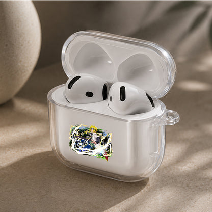 Naruto Minato Yellow Flash Protective Apple Airpods 4 Clear Case - Durable Clear Protection