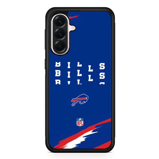 NFL Buffalo Bills Blue Samsung Galaxy A56 Case | Samsung Galaxy A56 Protective Rubber Case