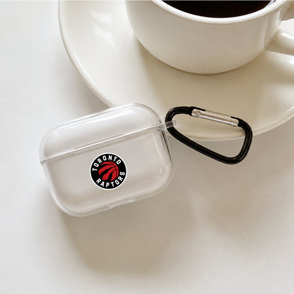 NBA Toronto Raptors Symbol Protective Apple AirPods Pro 3 Clear Case | Shockproof Cover