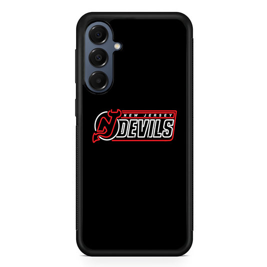 NHL New Jersey Devils Black Samsung Galaxy A16 Case | Slim Protective Cover for Samsung Galaxy A16