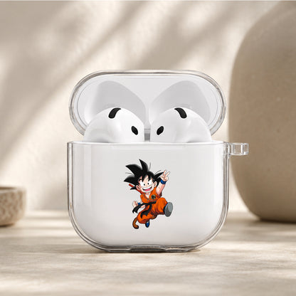 Dragon Ball Kid Goku Protective Apple Airpods 4 Clear Case - Durable Clear Protection
