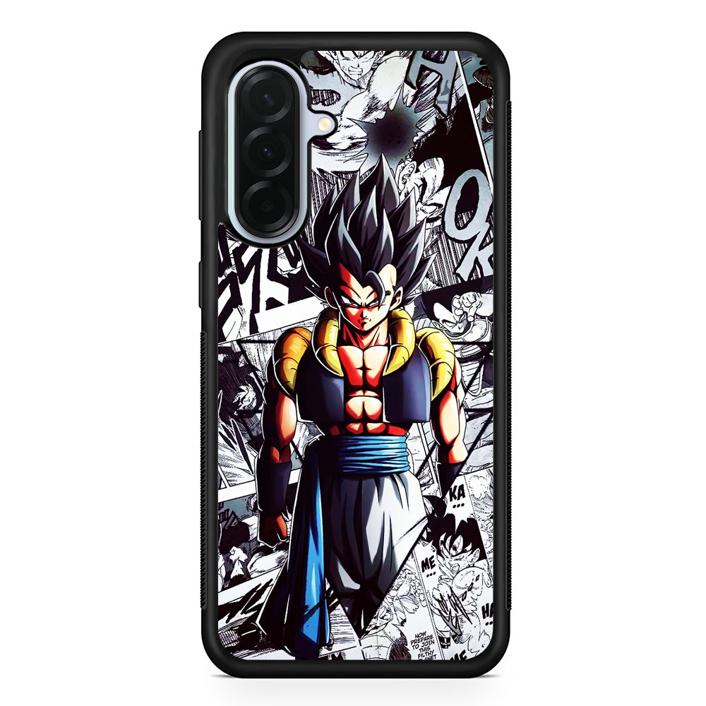 Gogeta Comic Collage Samsung Galaxy A36 Case | Durable Samsung Galaxy A36 Protective Case
