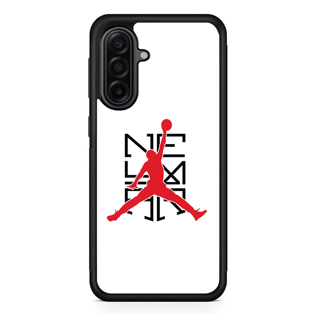 Air Jordan X Neymar Logo Samsung Galaxy A17 Case | Durable Rubber Samsung Galaxy A17 Phone Case