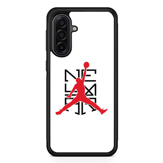 Air Jordan X Neymar Logo Samsung Galaxy A17 Case | Durable Rubber Samsung Galaxy A17 Phone Case