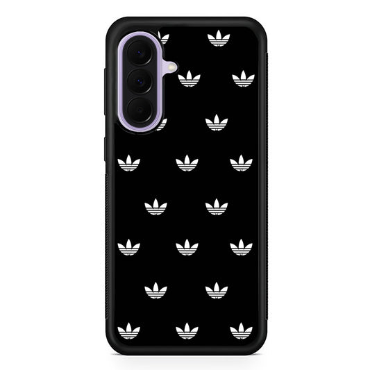 Adidas Doodle In Black Samsung Galaxy A37 Case | Samsung Galaxy A37 Rubber Protective Case