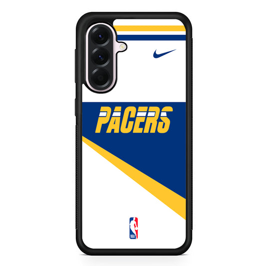 NBA Indiana Pacers White Nike Samsung Galaxy A56 Case | Samsung Galaxy A56 Protective Rubber Case