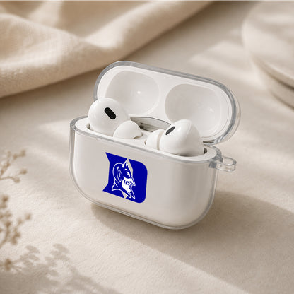Duke Blue Devils Mascot Protective Apple AirPods Pro 3 Clear Case | Shockproof Cover