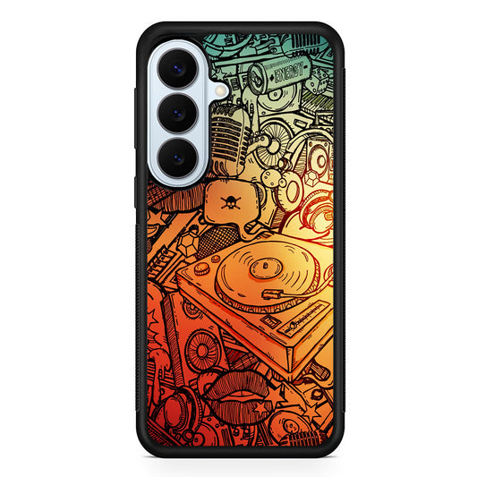 Music Graffiti Art Samsung Galaxy S26 Plus Case | Slim Protective Rubber Cover