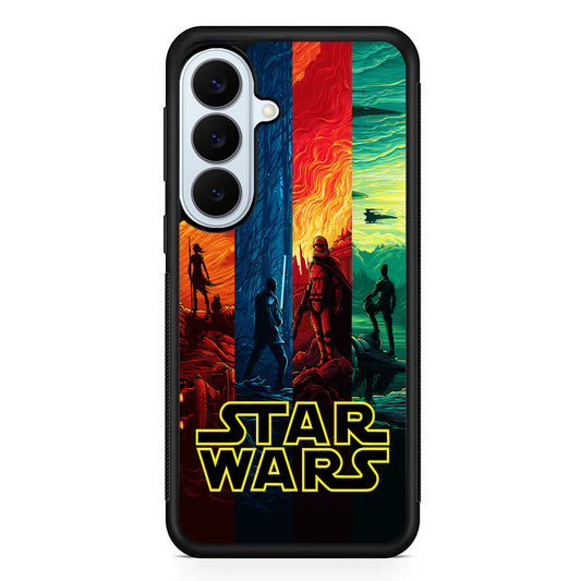 Star Wars Poster Colorful Samsung Galaxy S26 Plus Case | Slim Protective Rubber Cover