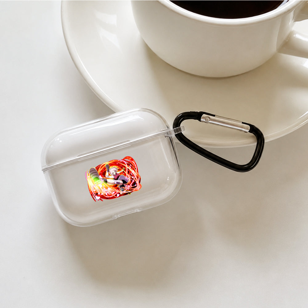 Sakura Cherry Blossom Kick Protective Apple AirPods Pro 3 Clear Case | Shockproof Cover