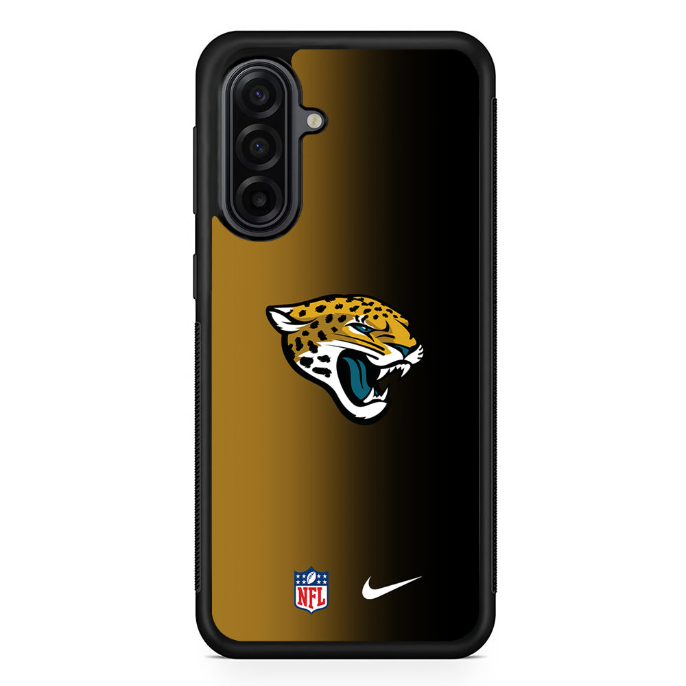 NFL Jacksonville Jaguars Nike Samsung Galaxy A17 Case | Durable Rubber Samsung Galaxy A17 Phone Case