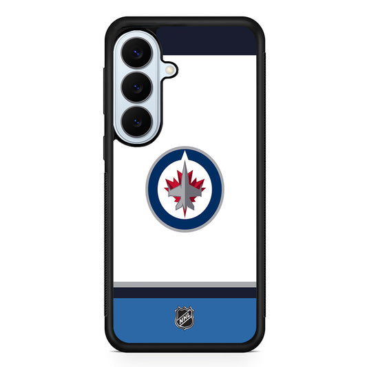 NHL Winnipeg Jets White Samsung Galaxy S26 Plus Case | Slim Protective Rubber Cover