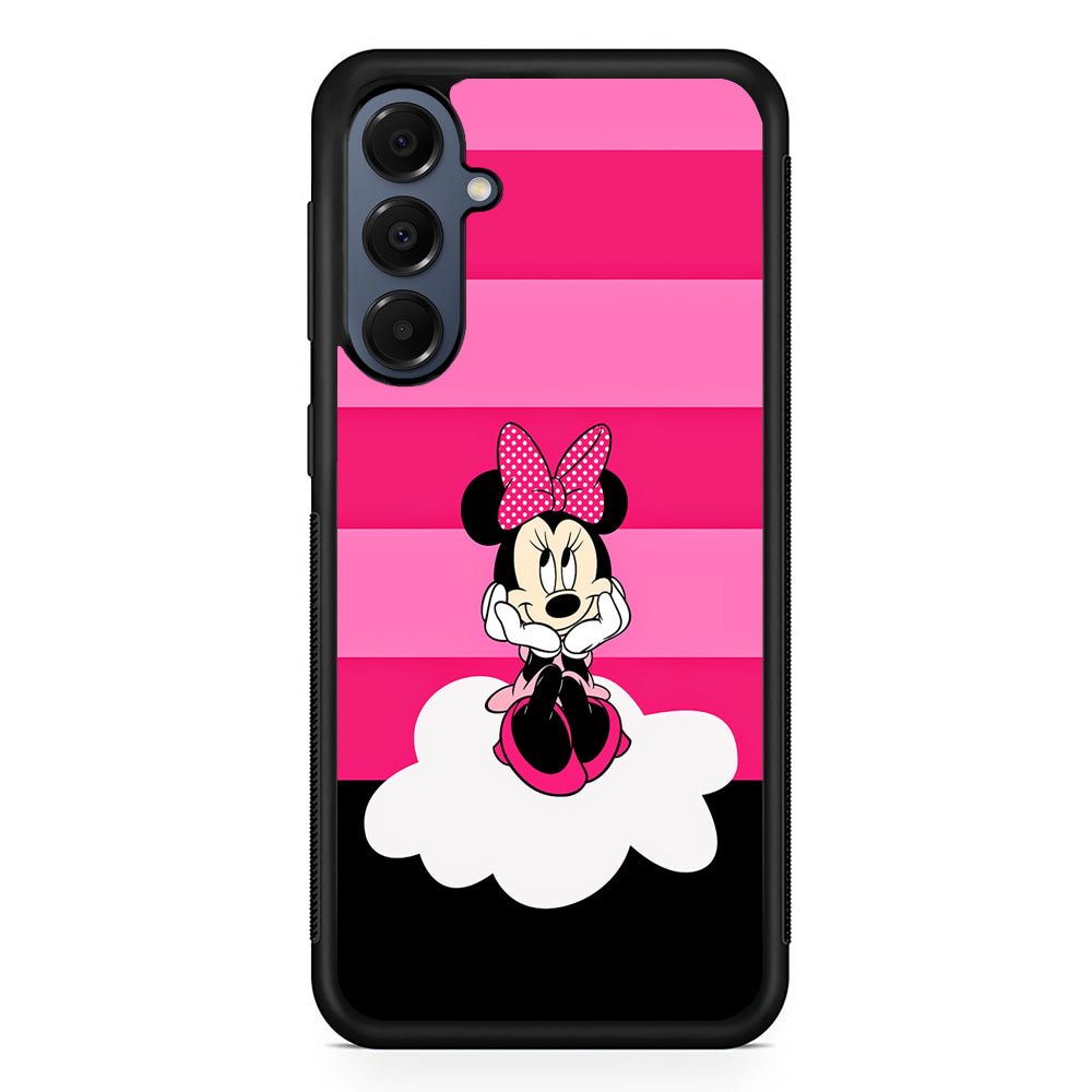 Minnie Mouse Pink Stripe Samsung Galaxy A16 Case | Slim Protective Cover for Samsung Galaxy A16
