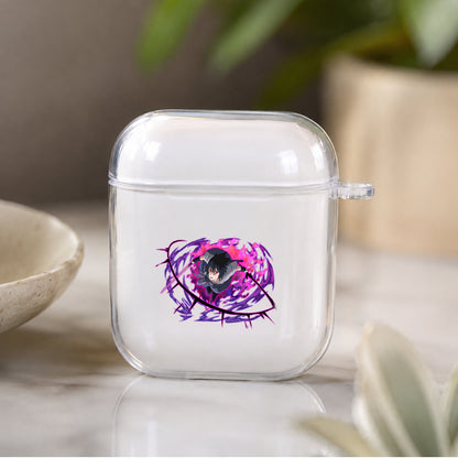 Sasuke Sword of Kusanagi Protective Clear Case Cover For Apple Airpods | Soft Silicone AirPods 1 / 2 Case | Protective Cover